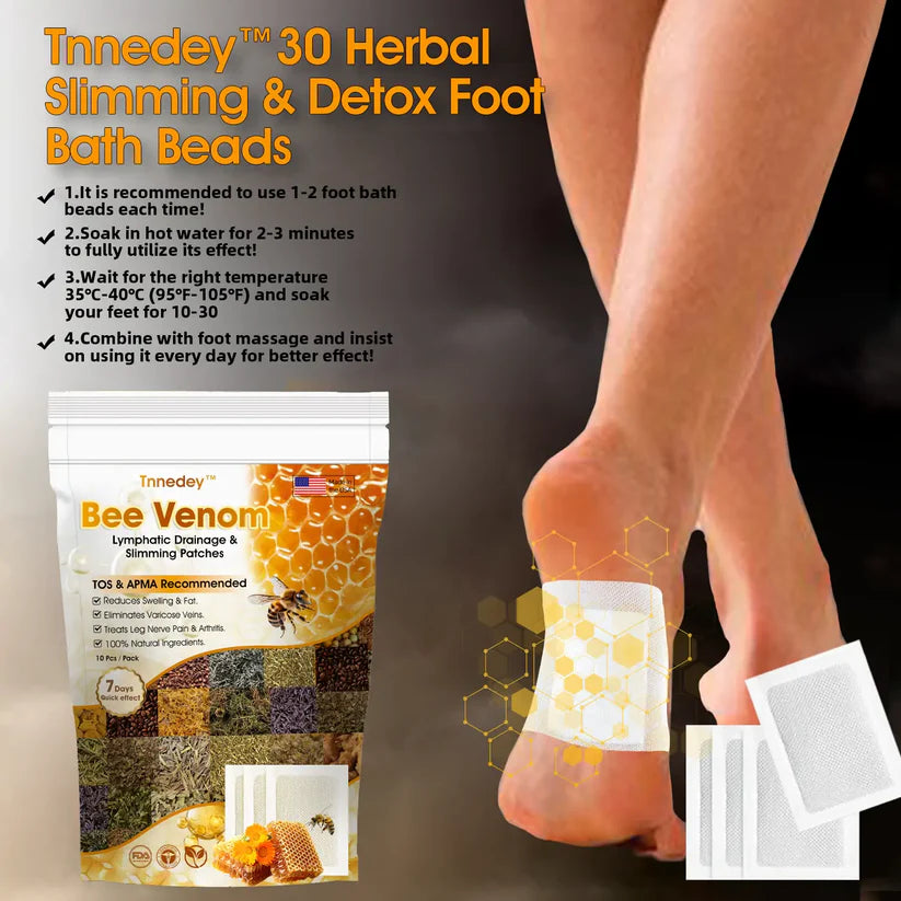 Share Original Bee Venom Foot Patches – Natural Detox & Relaxation Pads | Improves Sleep, Circulation & Stress Relief- (Buy1, Get 1 Free)